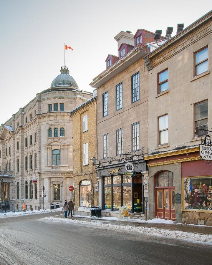דירות Les Lofts De Buade - Par Les Lofts Vieux-Quebec (Adults Only) מראה חיצוני תמונה